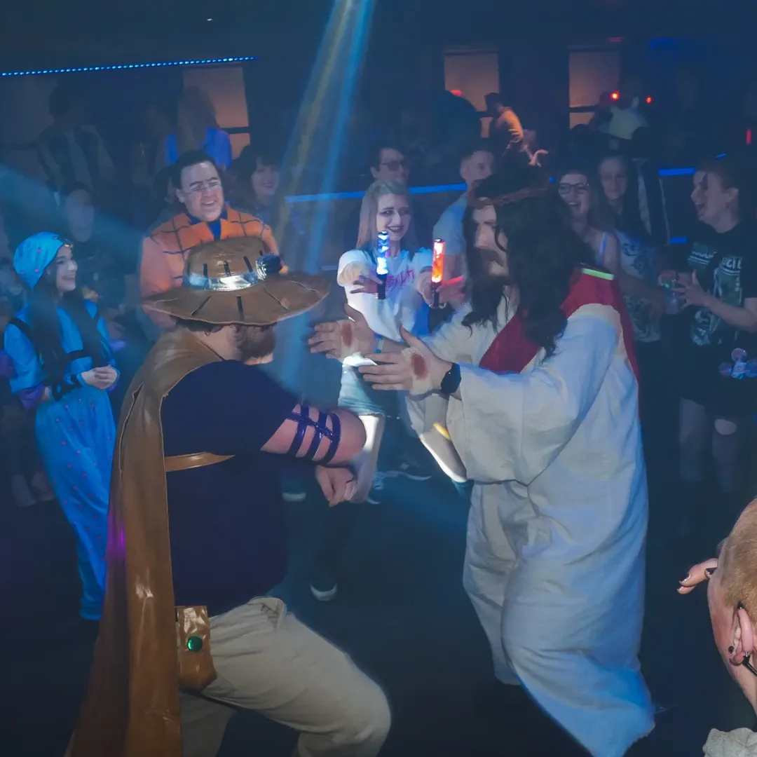 JoJo cosplayers at Anime Disco