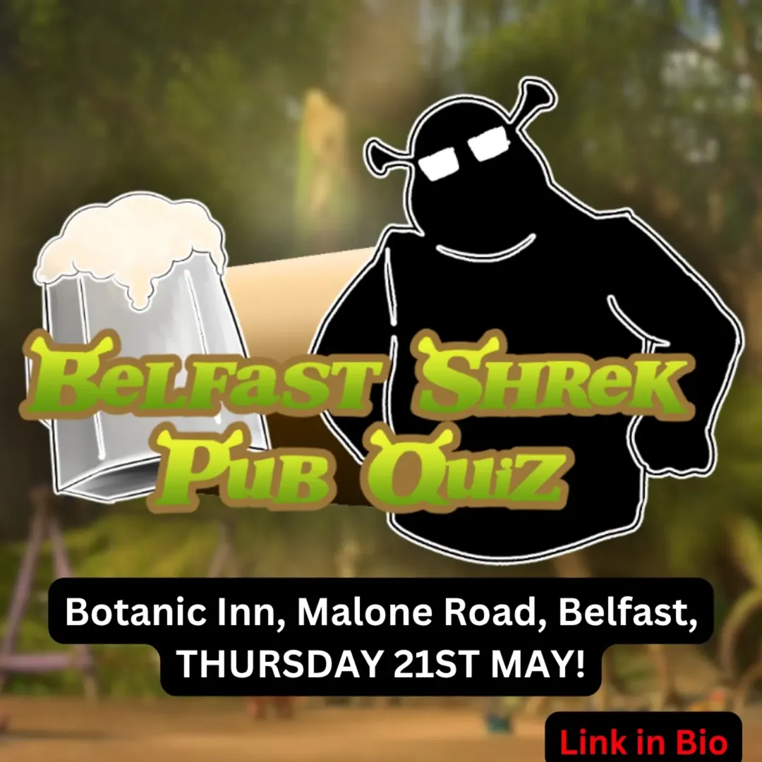 Shrek Quiz event poster